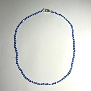 Light blue+dark blue outer banks beach style handmade necklaces